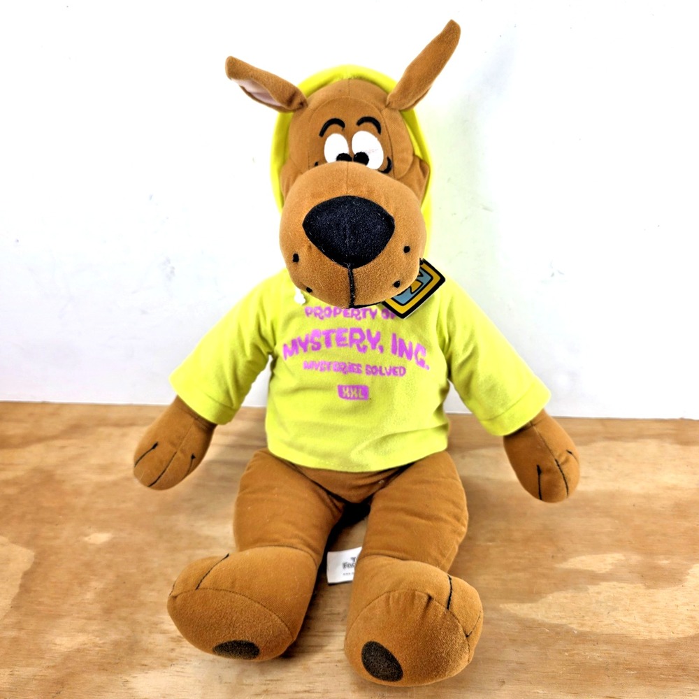 Scooby Doo, Lime Hoodie 23" Plush Toy w/ Tags, Factory Officially Licensed 2011